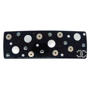 Chanel Barrette Hair Accessories Black